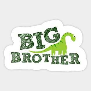Dinosaur Big Brother Sticker